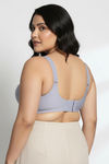 Zivame Freeform True Curv Padded Non Wired Full Coverage T-Shirt Bra - Silver Bullet — thumbnail 2
